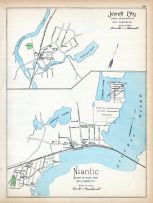 Jewett City, Niantic, Connecticut State Atlas 1893